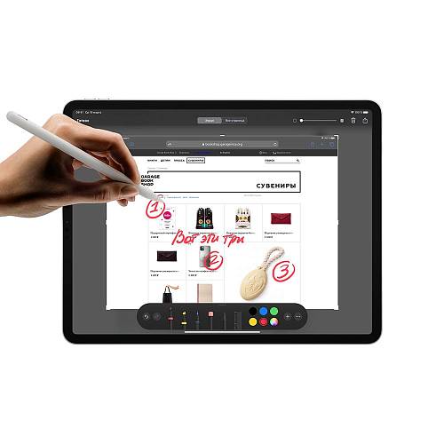 Apple iPad Pro (2020) 12,9" Wi-Fi + Cellular 1 ТБ, серебристый